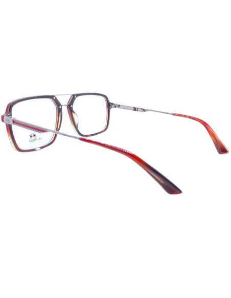 OCCHIALI DA VISTA UOMO ACETATO METALLO ROSSO LA MARTINA