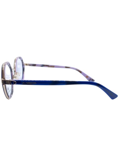 OCCHIALI DA VISTA DONNA METALLO ACETATO BLU LA...