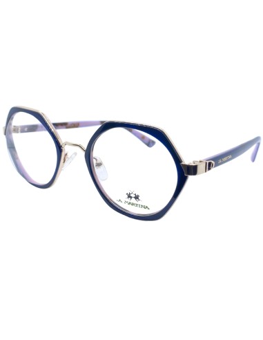 OCCHIALI DA VISTA DONNA METALLO ACETATO BLU LA...