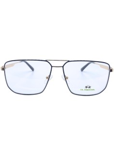 OCCHIALI VISTA UOMO METALLO NERO DORATO LA MARTINA