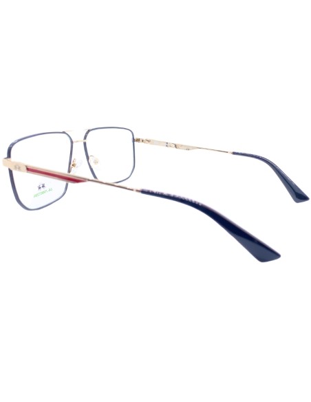 OCCHIALI VISTA UOMO METALLO NERO DORATO LA MARTINA