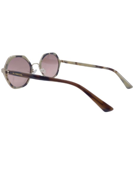 OCCHIALI DA SOLE UNISEX ACETATO METALLO MARRONE LA MARTINA