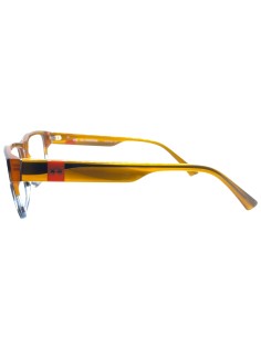 OCCHIALI DA VISTA UOMO ACETATO BICOLORE STRIATO MARRONE... 2