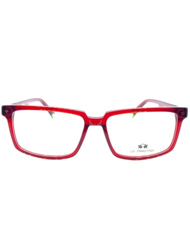 OCCHIALE DA VISTA UNISEX ACETATO ROSSO LA MARTINA