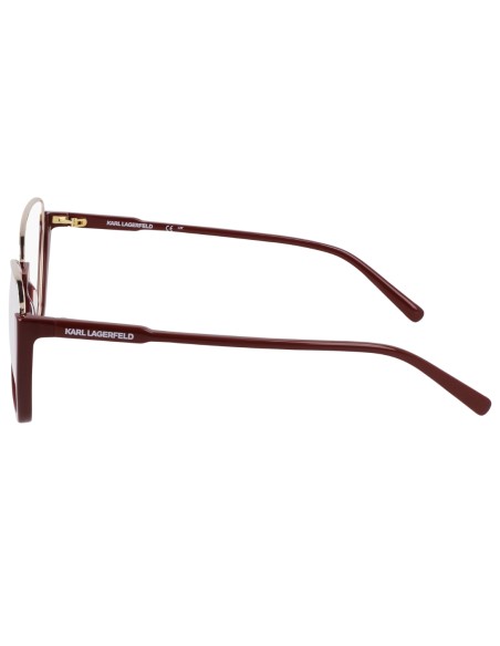 OCCHIALI DA VISTA DONNA ACETATO METALLO BURGUNDY KARL LAGERFELD