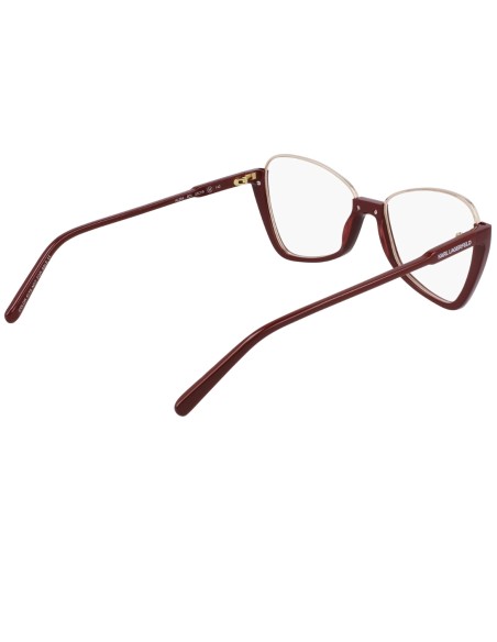 OCCHIALI DA VISTA DONNA ACETATO METALLO BURGUNDY KARL LAGERFELD