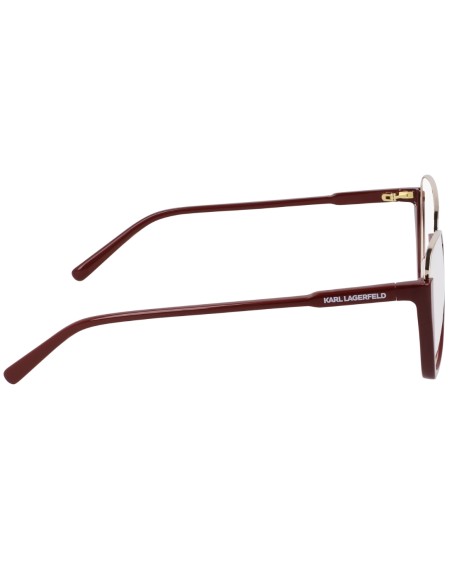 OCCHIALI DA VISTA DONNA ACETATO METALLO BURGUNDY KARL LAGERFELD
