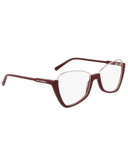 OCCHIALI DA VISTA DONNA ACETATO METALLO BURGUNDY KARL LAGERFELD