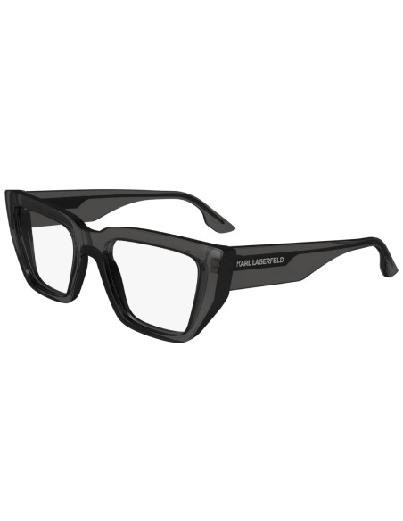 OCCHIALI DA VISTA DONNA ACETATO GRIGIO TRASPARENTE KARL LAGERFELD