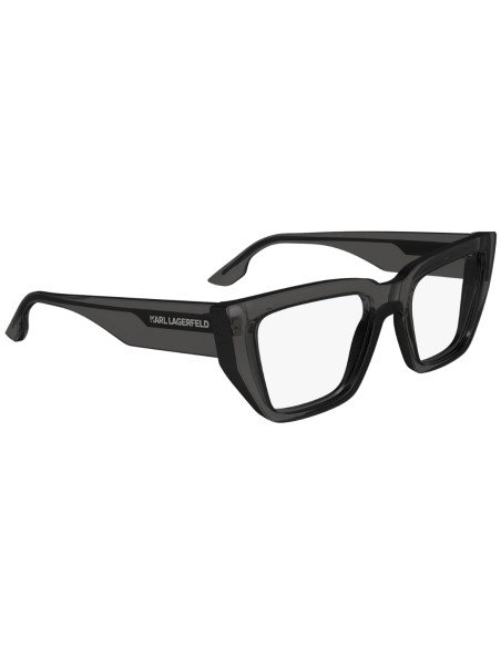 OCCHIALI DA VISTA DONNA ACETATO GRIGIO TRASPARENTE KARL LAGERFELD