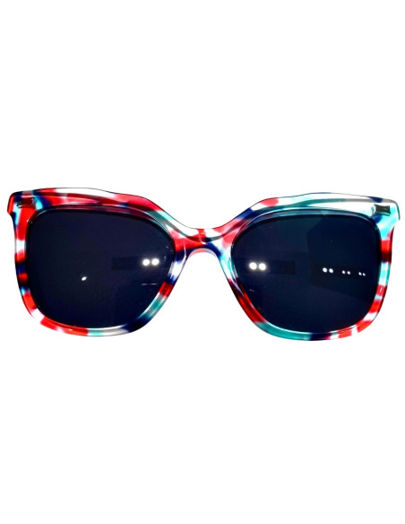 OCCHIALE DA VISTA DONNA ACETATO PANTOGRAFATO MULTICOLOR LES PIECES UIQUES