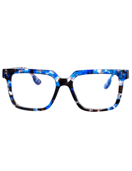 OCCHIALE DA VISTA UNISEX ACETATO PANTOGRAFATO BLU LES PIECES UNIQUES