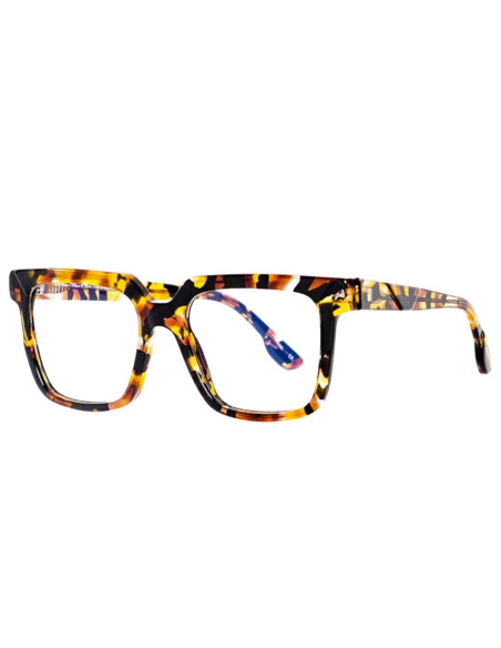 OCCHIALE DA VISTA UNISEX ACETATO PANTOGRAFATO MARRONE LES PIECES UNIQUES