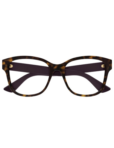 OCCHIALE DA VISTA DONNA ACETATO AVANA/ VIOLA GUCCI