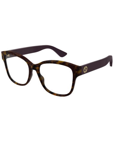 OCCHIALE DA VISTA DONNA ACETATO AVANA/ VIOLA GUCCI