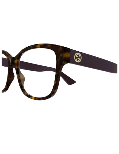 OCCHIALE DA VISTA DONNA ACETATO AVANA/ VIOLA GUCCI