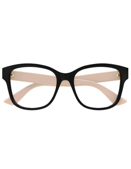 OCCHIALE DA VISTA DONNA ACETATO BICOLORE NERO/ ROSA GUCCI