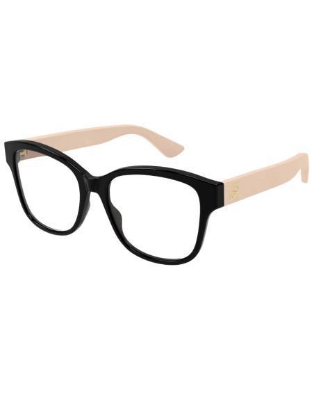 OCCHIALE DA VISTA DONNA ACETATO BICOLORE NERO/ ROSA GUCCI