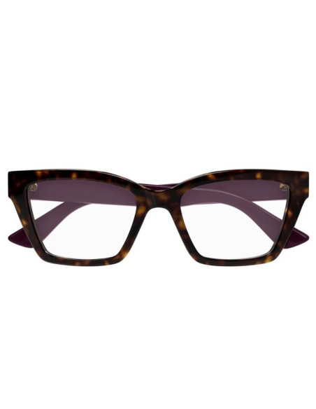 OCCHIALE DA VISTA DONNA ACETATO BICOLORE AVANA/ VIOLA GUCCI