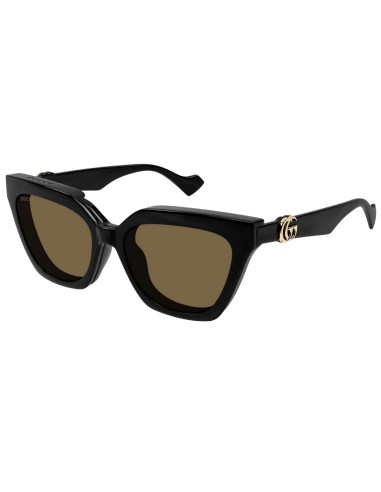 OCCHIALE DA SOLE DONNA ACETATO NERO CLIP-ON GUCCI