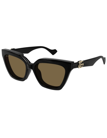 OCCHIALE DA SOLE DONNA ACETATO NERO CLIP-ON GUCCI