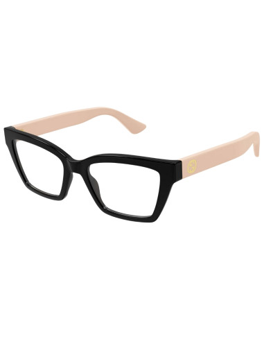OCCHIALE DA VISTA DONNA ACETATO NERO/ ROSA GUCCI