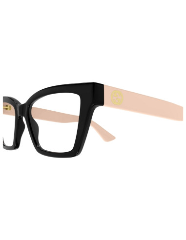 OCCHIALE DA VISTA DONNA ACETATO NERO/ ROSA GUCCI