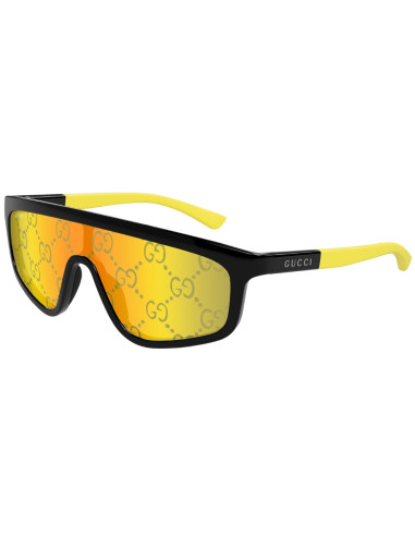 OCCHIALE DA SOLE UNISEX ACETATO NERO/ GIALLO...