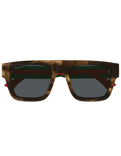 OCCHIALE DA SOLE UNISEX ACETATO AVANA/ VERDE GUCCI