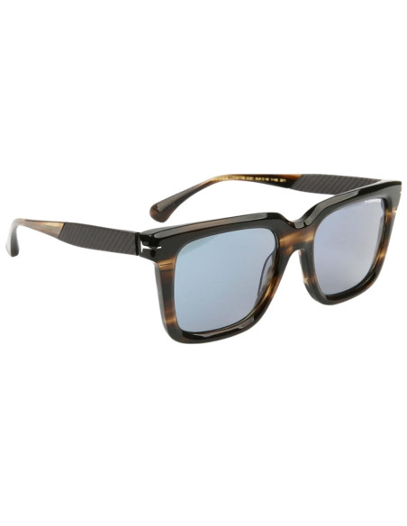 OCCHIALE DA SOLE UOMO ACETATO MARRONE STRIATO T-CHARGE