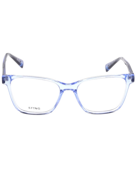 OCCHIALE DA VISTA BAMBINA ACETATO AZZURRO TRASPARENTE LUCIDO STING