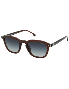 OCCHIALE DA SOLE UNISEX ACETATO MARRONE SCURO TRASPARENTE...