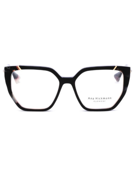 OCCHIALE DA VISTA DONNA ACETATO CLIP-ON ANA BLACK /BLACK WHITE TRASPARENT ORANGE PINK HAVANA ANA HICKMANN