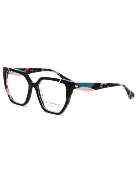 OCCHIALE DA VISTA DONNA ACETATO CLIP-ON ANA BLACK /BLACK WHITE TRASPARENT ORANGE PINK HAVANA ANA HICKMANN