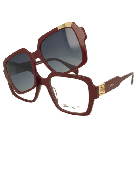 OCCHIALE DA VISTA DONNA ACETATO BORDEAUX CLIP-ON GENNY