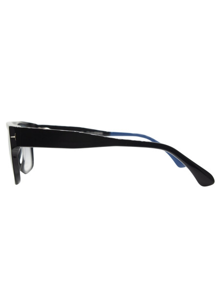 OCCHIALE DA SOLE UOMO ACETATO LENTI IN CRISTALLO NERO T-CHARGE