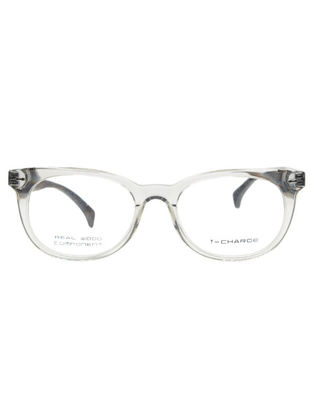 OCCHIALE DA VISTA UNISEX ACETATO TRASPARENT GREY T-CHARGE