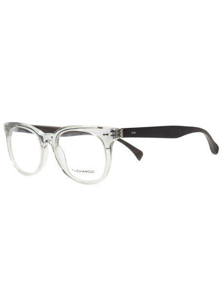 OCCHIALE DA VISTA UNISEX ACETATO TRASPARENT GREY T-CHARGE