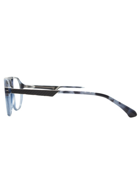 OCCHIALE DA VISTA UOMO ACETATO / METALLO DOPPIO PONTE BLU T-CHARGE