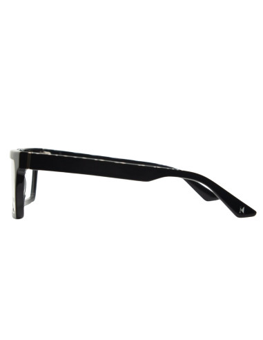 OCCHIALE DA VISTA UNISEX ACETATO NERO LUCIDO...