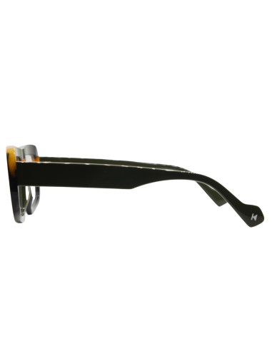 OCCHIALE DA VISTA UNISEX ACETATO OLIVE /BLACK...