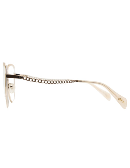OCCHIALE DA VISTA DONNA METALLO AVORIO/ DORATO GENNY