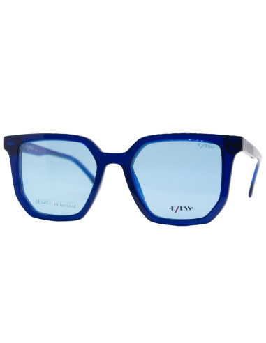 OCCHIALE DA VISTA DONNA ACETATO BLU 2 CLIP-ON...