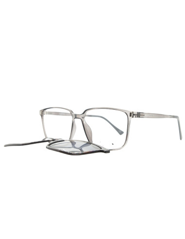 OCCHIALE DA VISTA UOMO ACETATO GRIGIO CLIP-ON...