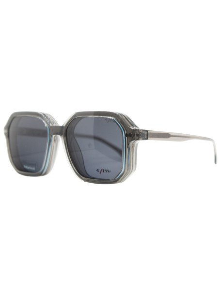 OCCHIALE DA VISTA UNISEX ACETATO CRISTALLO CLIP-ON EXESS