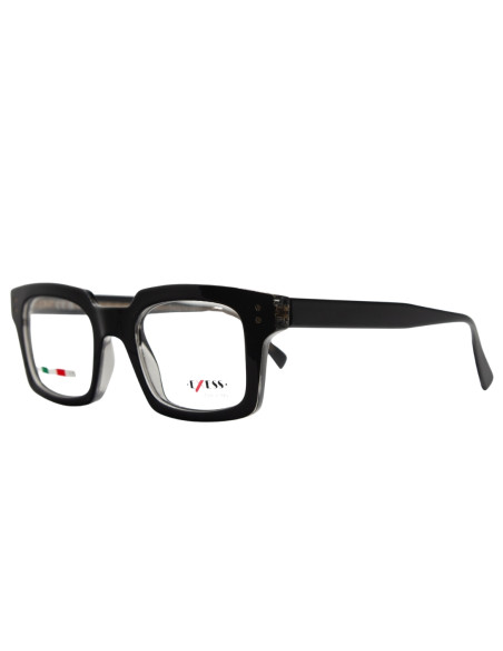OCCHIALE DA VISTA UNISEX ACETATO NERO LUCIDO EXESS