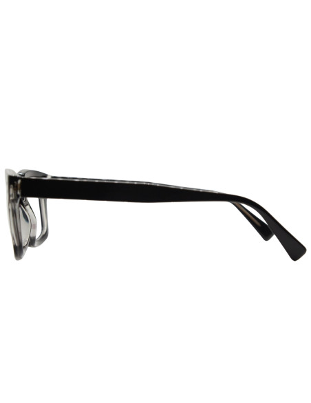 OCCHIALE DA VISTA UNISEX ACETATO NERO LUCIDO EXESS