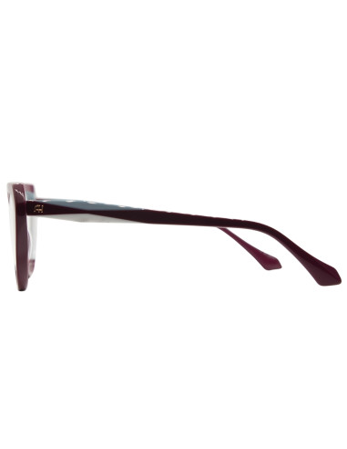 OCCHIALE DA VISTA DONNA ACETATO PURPLE RED ANA...