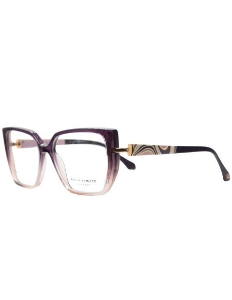 OCCHIALE DA VISTA DONNA ACETATO UP:TRASPARENT PURPLE /DOWN: TRASPARENT LIGHT PINK/ INSIDE: TRASPARENT TEA RED ANA HICKMANN