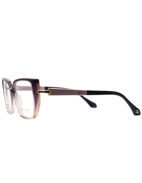 OCCHIALE DA VISTA DONNA ACETATO UP:TRASPARENT PURPLE /DOWN: TRASPARENT LIGHT PINK/ INSIDE: TRASPARENT TEA RED ANA HICKMANN